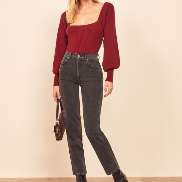 reformation star jeans